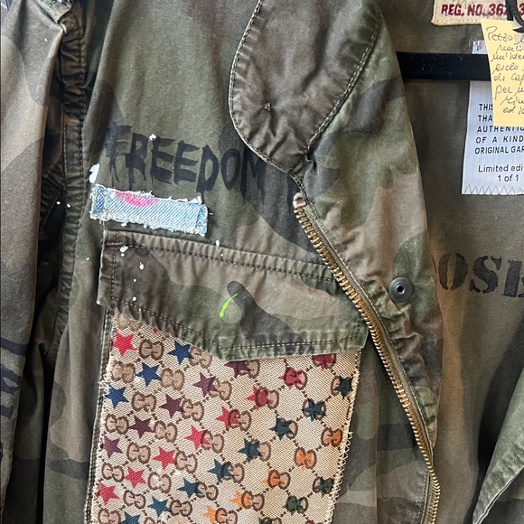 Camouflage Patchwork Jacket - Picture 4 of 4